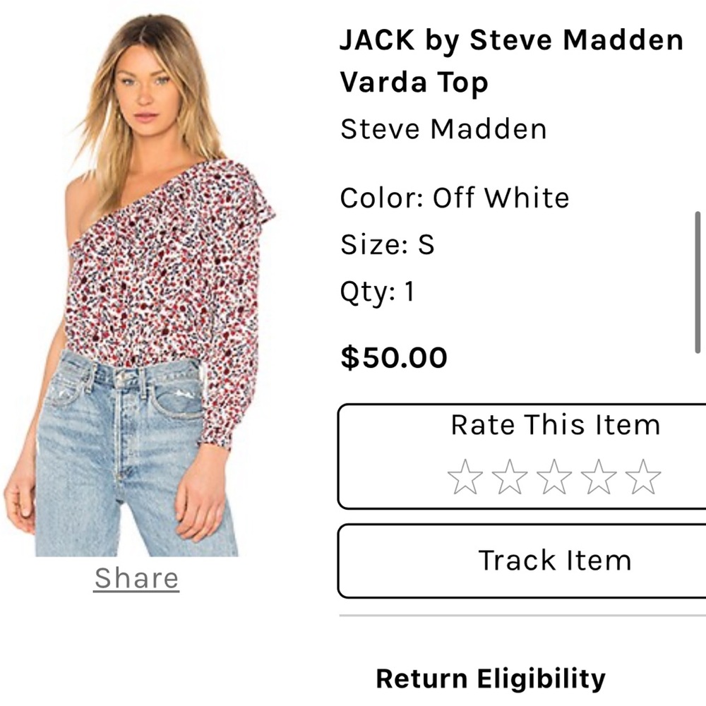 Steve Madden off the shoulder